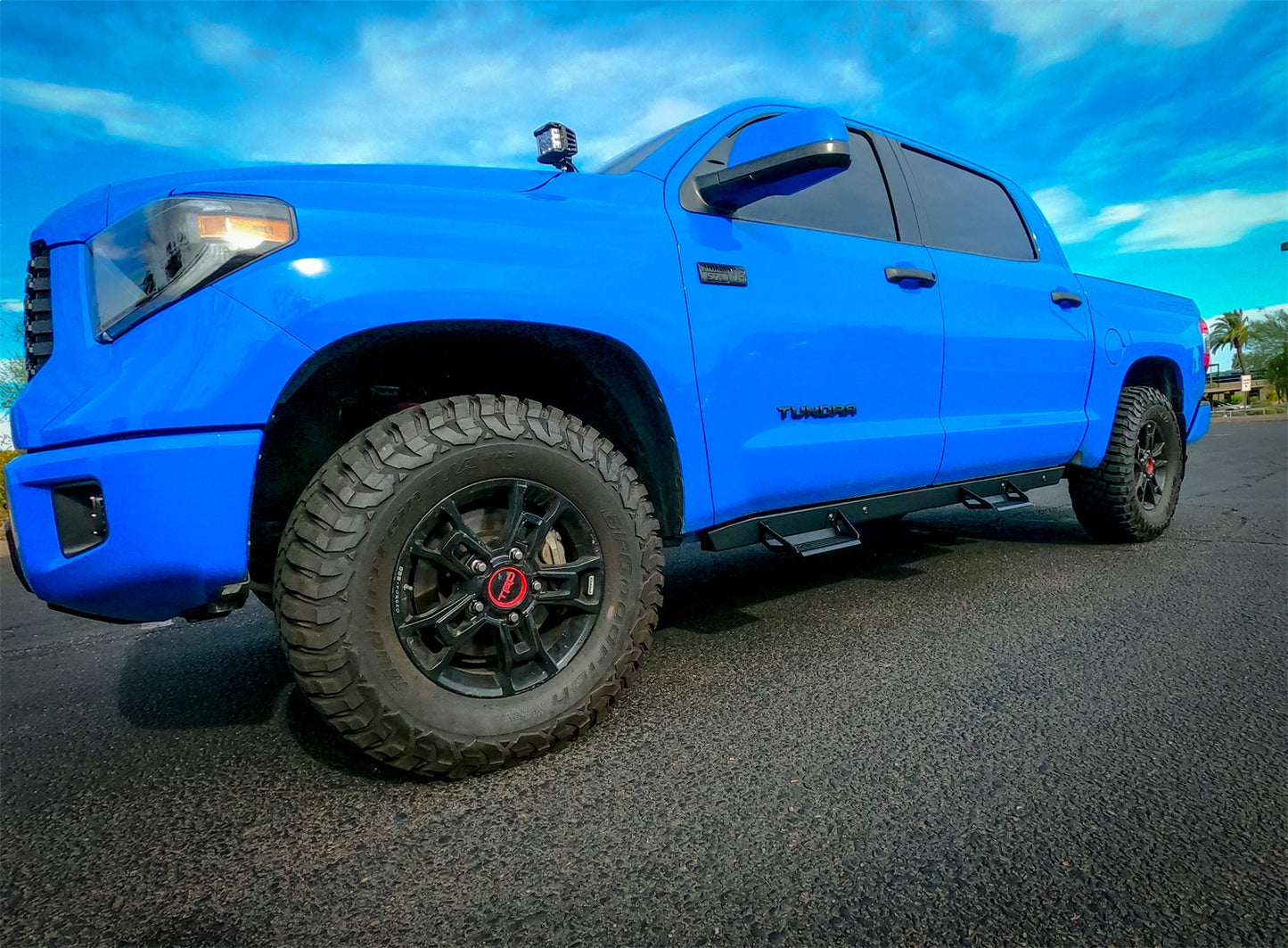 Innovative Creations Inc - 840121412951 - Nerf/Step Bar - ICI (Innovative Creations) 840121412951 Alumilite Side-Steps Fits 07-21 Tundra