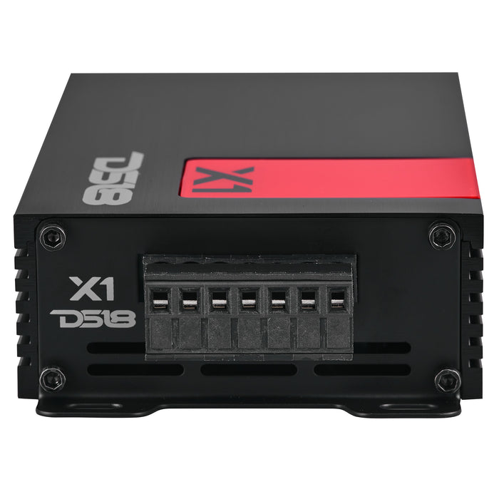 DS18 X 1-Channel Ultra Compact Class D Amplifier 300 Watts Rms @ 1-Ohm SKU: X1
