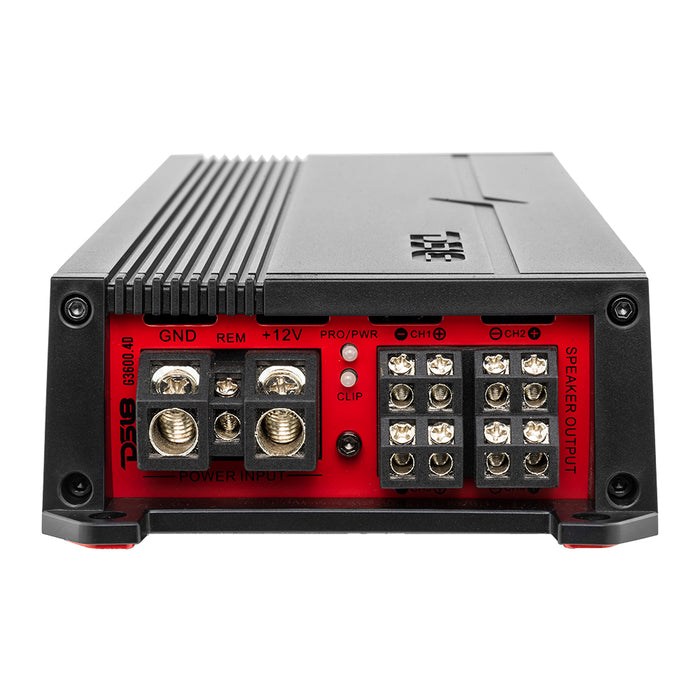 DS18 GEN-X Full-Range Class D 4-Channel Amplifier 4 x 300 Watts Rms @ 4-ohm SKU: G3600.4D