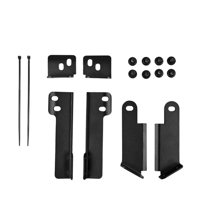 DS18 Polaris Slingshot Front Kick Panel Speaker Pods Loaded | 2 x NXL-IQ6/BK & 2 x PRO-TW1LD and Digital LED Lights | 2015 - Current SKU: SLG-FKP6LDV2