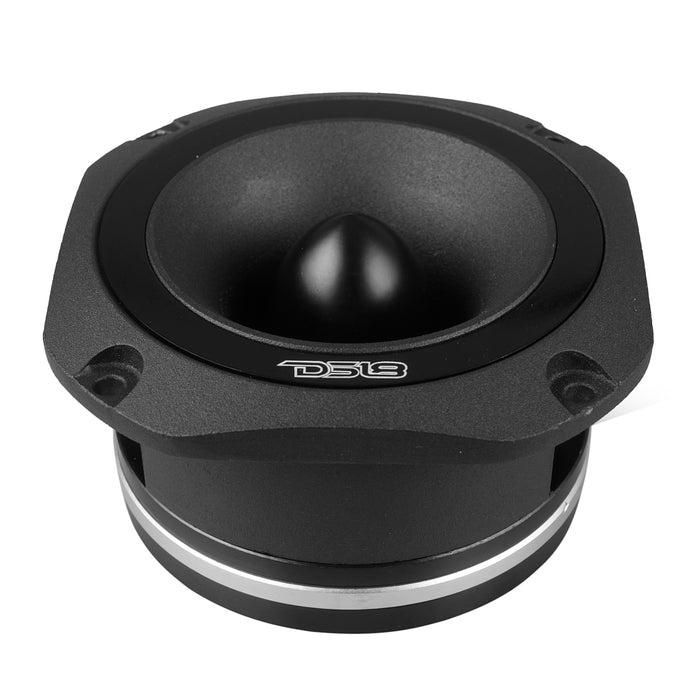 DS18 4" Super Bullet Tweeter with 1.5" Titanium Voice Coil Neodymium Magnet 220 Watts 8-Ohm SKU: PRO-TW750CN-8/BK