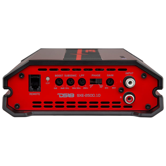 DS18 SXE Class D 1-Channel Amplifier 800 Watts Rms @ 1-Ohm SKU: SXE-2500.1D/RD