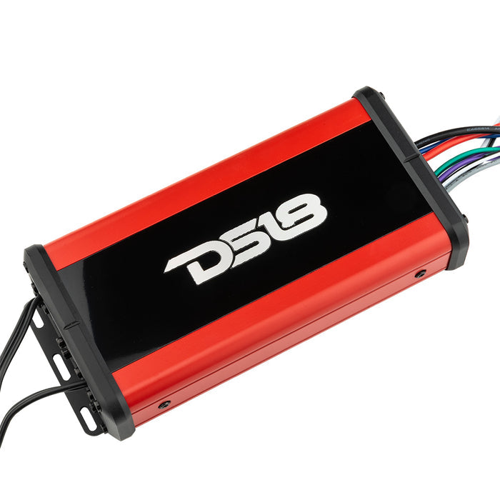 DS18 NXL 4-Channel Full-Range Class D IP67 Marine and Powersports NANO Amplifier 4 x 100 Watts Rms @ 4-Ohm 1800 Watts Peak SKU: NXL-N4