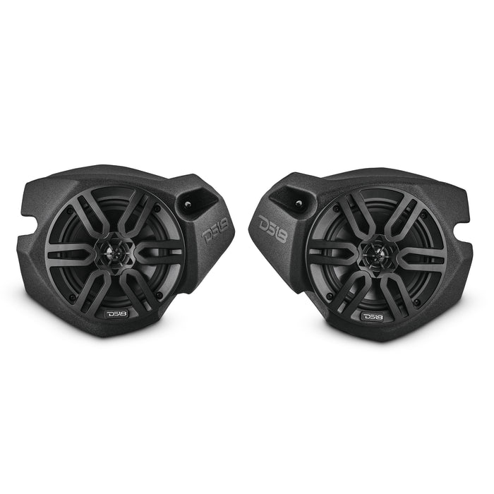 DS18 Polaris RZR Front Kick Panel Pods with 6.5” Active Speakers and Bluetooth SKU: RZR-KP6BT