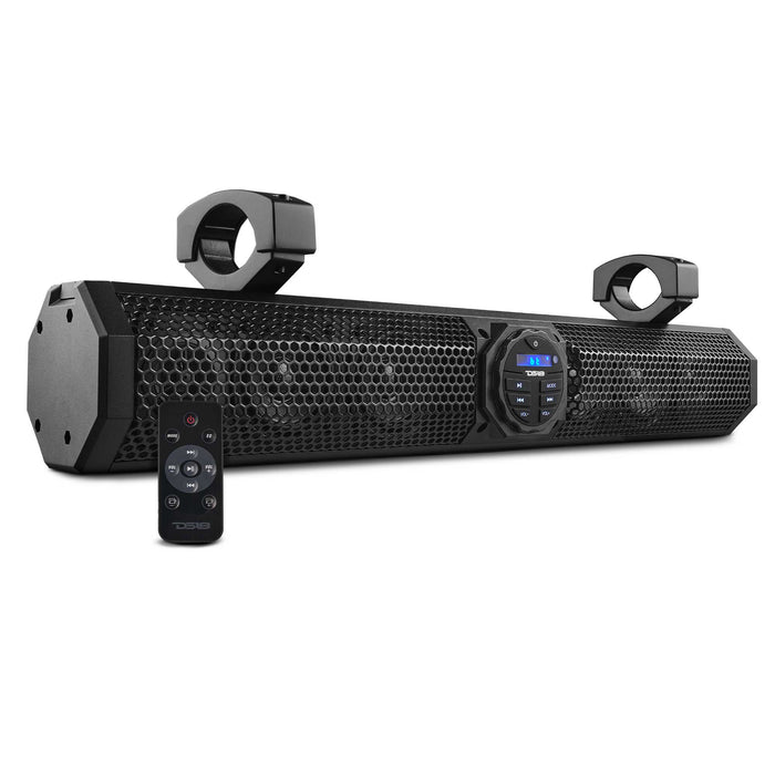 DS18 24" Marine Sound Bar Speaker System, 6 Speakers 600 Watts, Bluetooth® v5.0, Rotating Control Panel SKU: SB24BTX