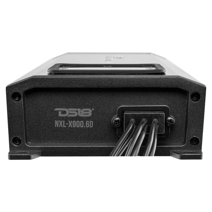 DS18 NXL 6-Channel Full-Range Class D IP67 Marine and Powersports Amplifier 6 x 150 Watts Rms @ 4-Ohm SKU: NXL-X900.6D