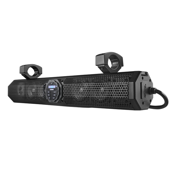 DS18 24" Marine Sound Bar Speaker System, 6 Speakers 600 Watts, Bluetooth® v5.0, Rotating Control Panel SKU: SB24BTX