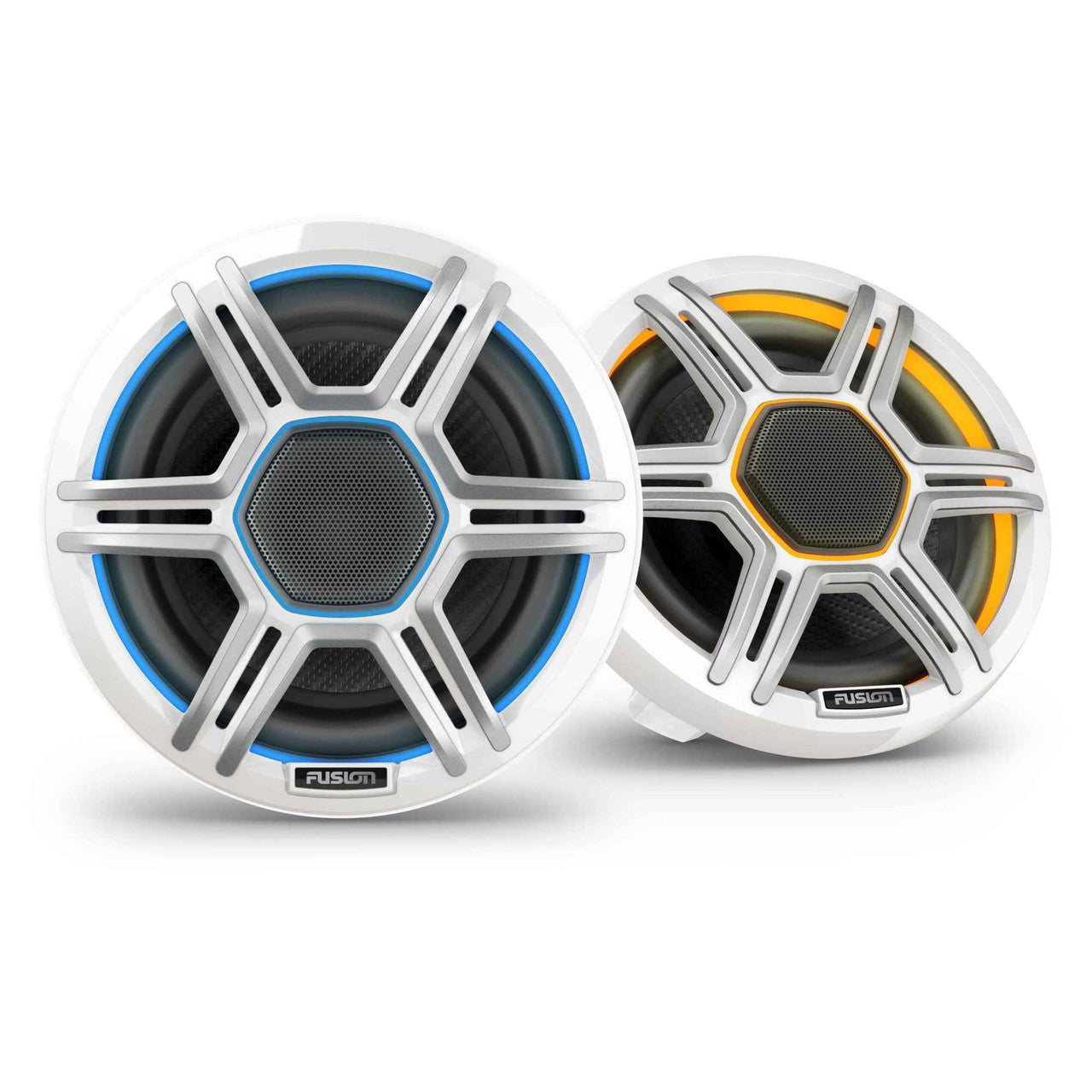 Fusion Apollo™ Speakers 6.5" LED Marine Speakers with Sports White Grilles - View 1