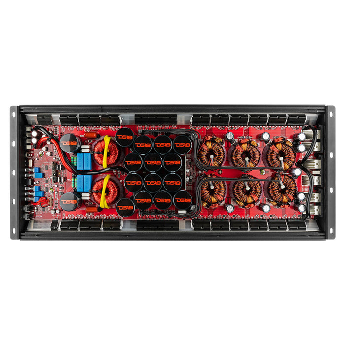 DS18 HOOLIGAN KO Red 1-Channel Amplifier with Voltmeter 10000 Watts Rms @ 1-Ohm Made In Korea SKU: H-KO10/RD