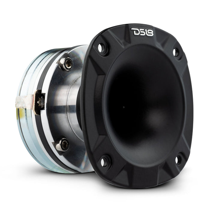 DS18 1" Neodymium Driver And Horn Kit 160 Watts 1.5" Polyimide 8-Ohm Vc SKU: PRO-DRNSC1.5DK