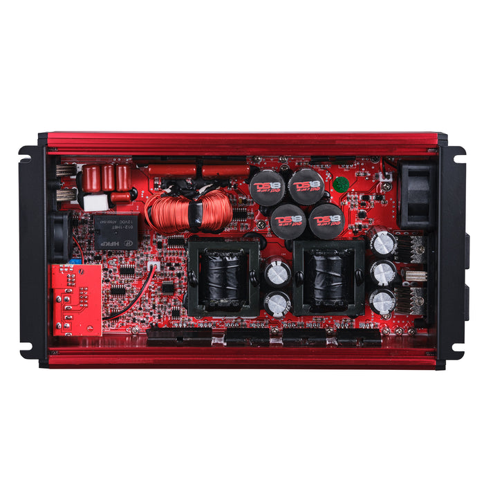 DS18 FRP Compact Full-Range Class D 1-Channel Amplifier 3,500 Watts Rms @ 1-Ohm Red SKU: FRP-3.5K/RD