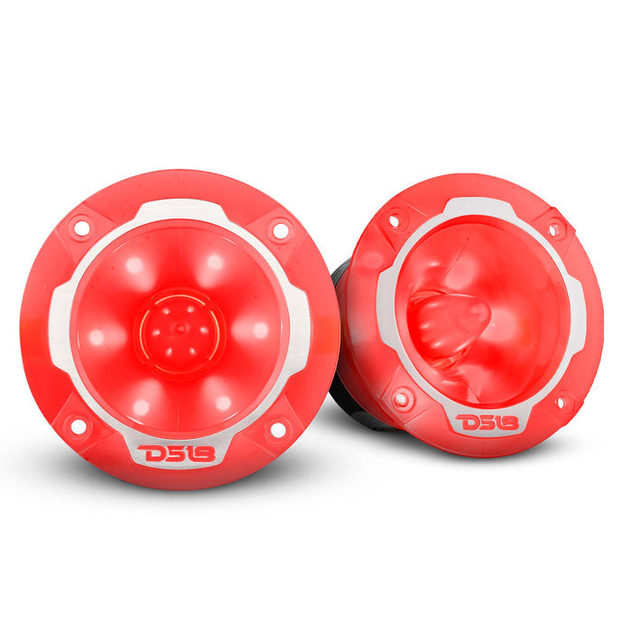 DS18 3.8" Super Bullet Tweeter 120 Watts 1" Aluminum 4-Ohm Vc with RGB LED Lights SKU: PRO-TW2L
