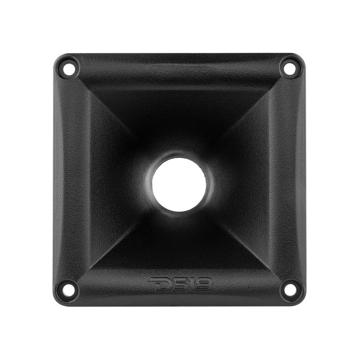 DS18 2" 1" Throat Twist On 45x45° 2.68" Depth Plastic Horn SKU: PRO-H44/BK