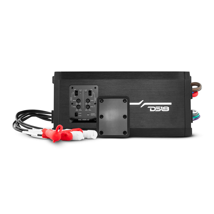DS18 NXL 4-Channel Full-Range Class D IP67 Marine and Powersports Amplifier 4 x 150 Watts Rms @ 4-Ohm SKU: NXL-X600.4D