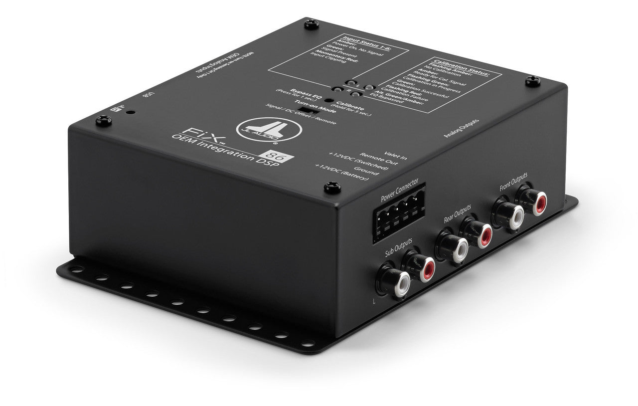 JL Audio® FiX™ OEM Integration DSP Processor with 8-input and 6-output Channels - View 1