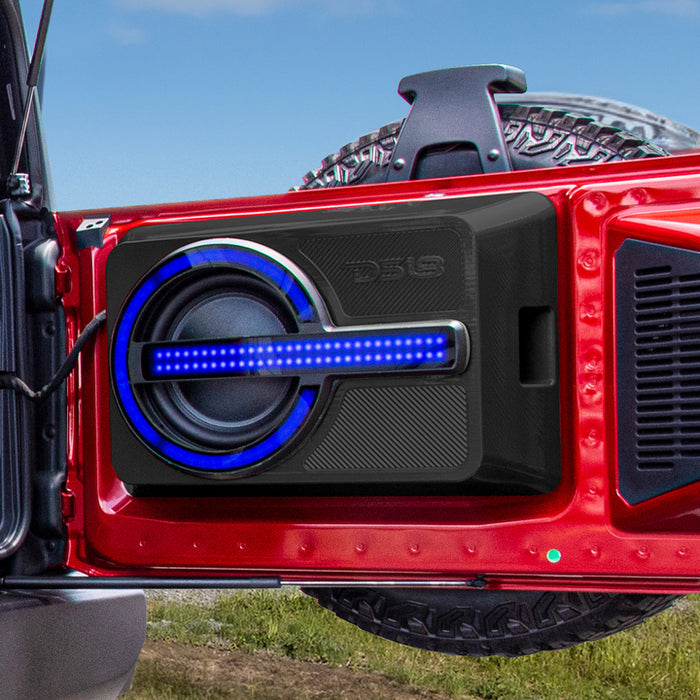 DS18 Ford Bronco 6th Gen Tailgate 12" Subwoofer Enclosure with IXS12.4D SKU: BRO-BASS
