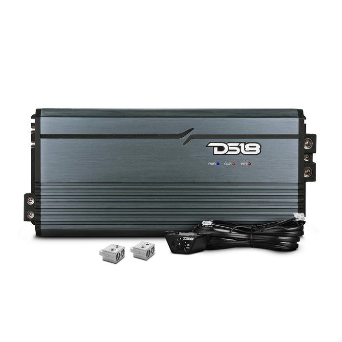 DS18 FRP Compact Full-Range Class D 1-Channel Amplifier 5,000 Watts Rms @ 1-Ohm Titanium SKU: FRP-5K/TI