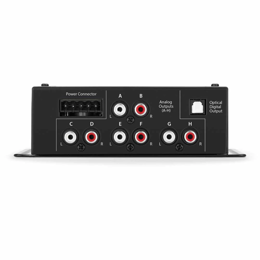 JL Audio® TwK® System-tuning DSP Processor with 8-input and 8-output Channels (T - View 2