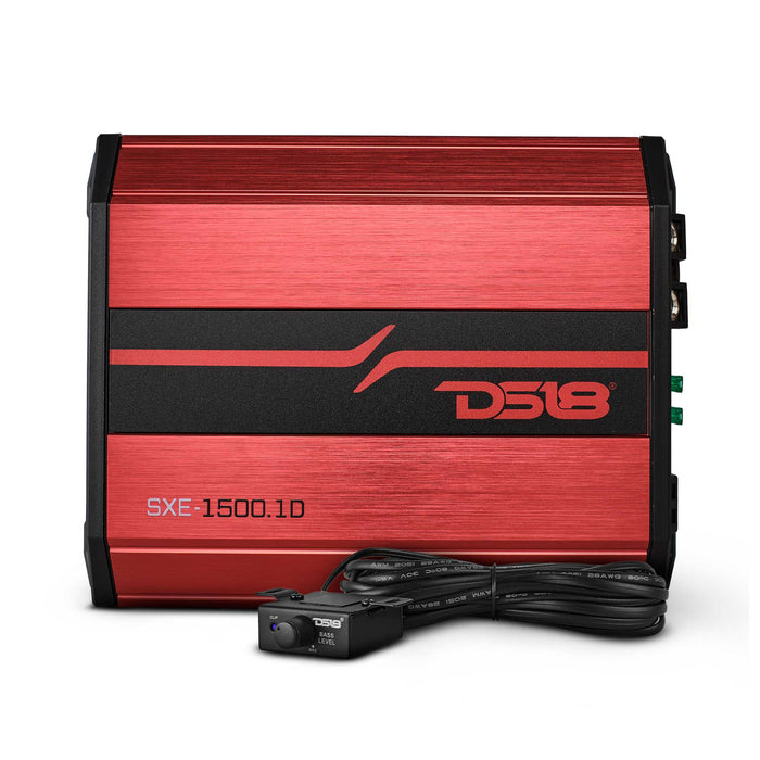 DS18 SXE Class D Monoblock Car Amplifier 1 x 500 Watts RMS @ 1 Ohm 1500 Watts SKU: SXE-1500.1D/RD