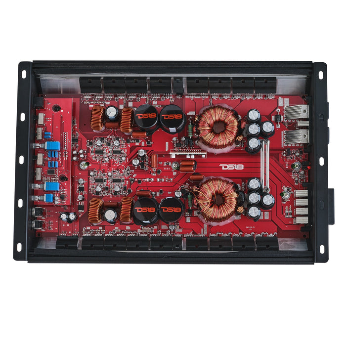 DS18 HOOLIGAN KO Full Range Class D 4-Channel Amplifier 4 x 300 Watts Rms @ 4-Ohm Made In Korea SKU: H-KO340
