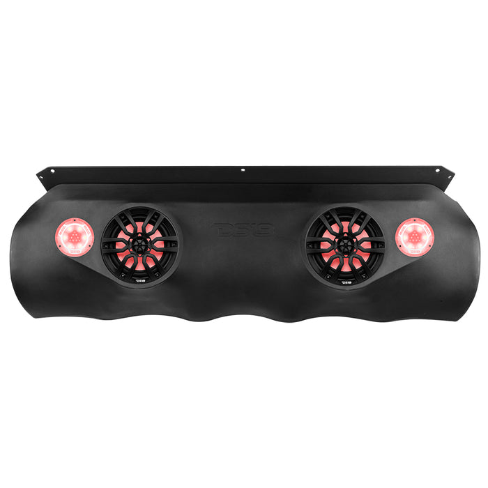 DS18 Ford Bronco 6th Gen 4-Door Overhead Bar System fits 4 x 8" speakers + 2 x 6.5" Speakers and 2 x 3.78" Tweeters SKU: BRO-SBAR/BK