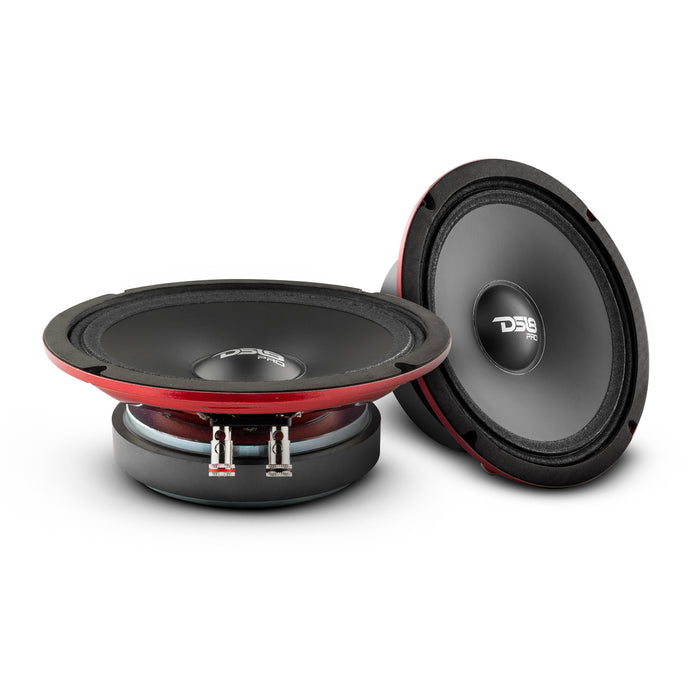 DS18 PRO 6.5" Shallow Water resistant Mid-Range Loudspeaker 200 Watts Rms 2-Ohm SKU: PRO-SM6.2