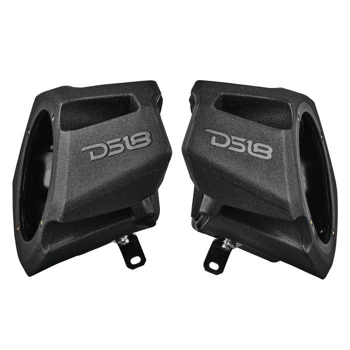 DS18 Polaris RZR 6.5" Front Kick Panel Pods - Empty SKU: RZR-KP6