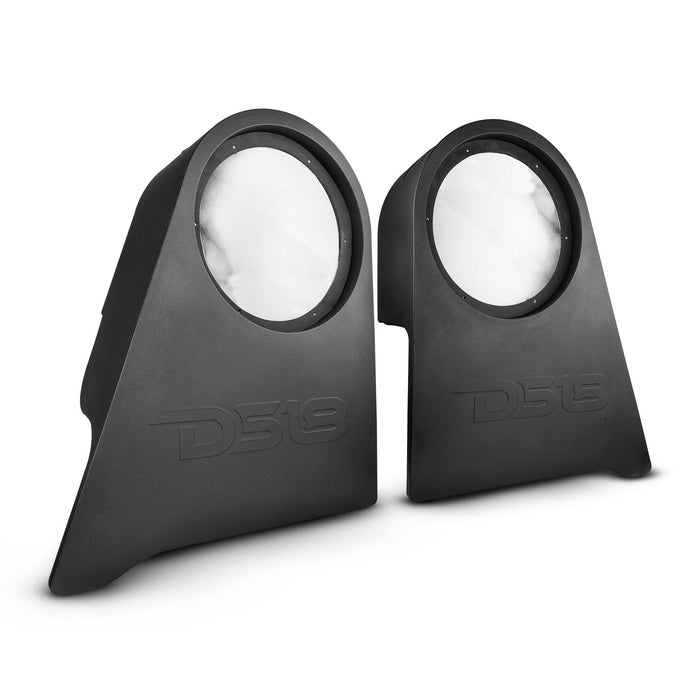 DS18 Jeep JK/JKU 12" Wheel Well Sealed Subwoofer Enclosure Left and Right Side SKU: JK-SUB12/LR