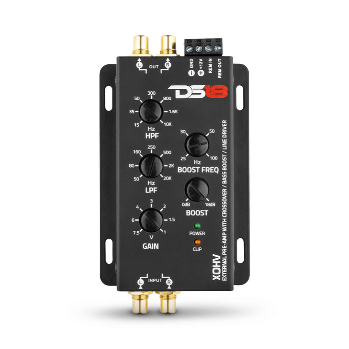 DS18 Pre-Amp With Crossover For High Volt Amplifier SKU: XOHV