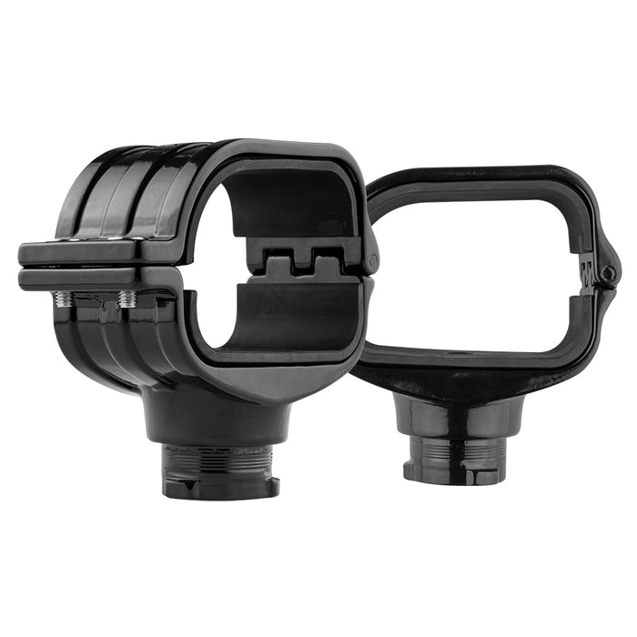 DS18 Ford Bronco 6th Gen OEM Roll Bar Clamps for Marine Towers NXL-X and CF-X Series. SKU: BRO-CLPX/BK