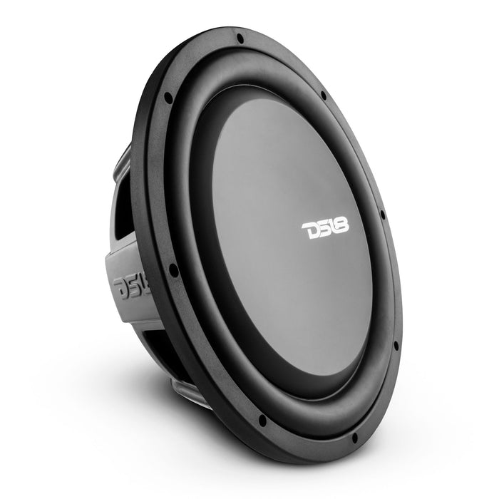 DS18 PS Shallow-Mount Water Resistant 12" Subwoofer 600 Watts Rms DVC 4-Ohm SKU: PSW12.4D