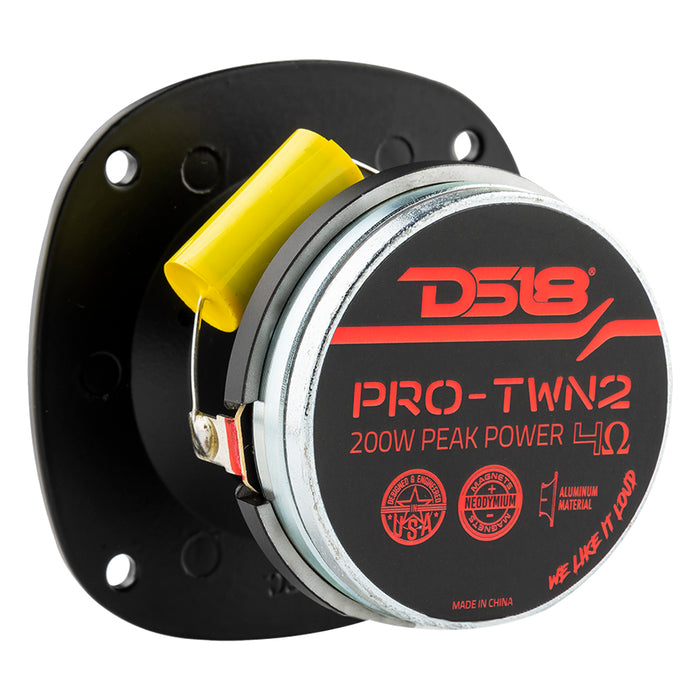 DS18 3" High Compression Neodymium Hybrid Driver/Tweeter 100 Watts 1" Polyimide 4-Ohm Vc SKU: PRO-TWN2