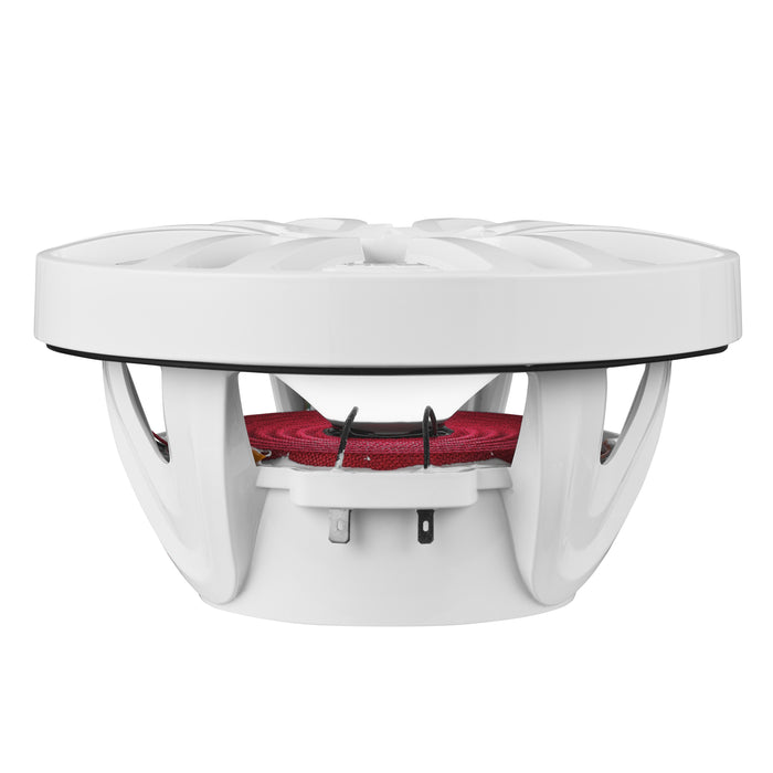 DS18 NXL 8" 2-Way Coaxial Marine Speaker With LED RGB Lights 125 Watts Rms 4-Ohm - White SKU: NXL-8