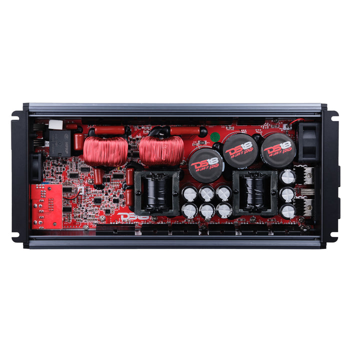 DS18 FRP Compact Full-Range Class D 1-Channel Amplifier 5,000 Watts Rms @ 1-Ohm Titanium SKU: FRP-5K/TI