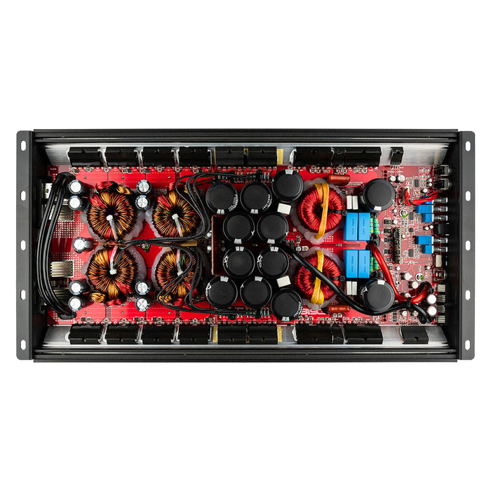 DS18 HOOLIGAN KO 1-Channel Amplifier with Voltmeter 8000 Watts Rms @ 1-Ohm Made In Korea Black SKU: H-KO8