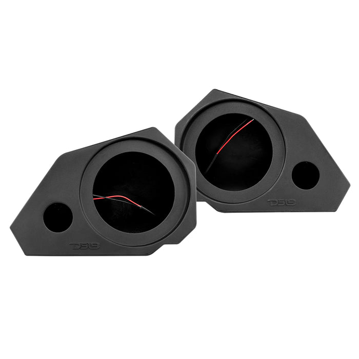 DS18 Polaris Slingshot Side Panel Empty Enclosure fits 2 x 6.5" Speakers & 2 x 1.7” Tweeters | 2015 - 2019 SKU: SLG-SP6