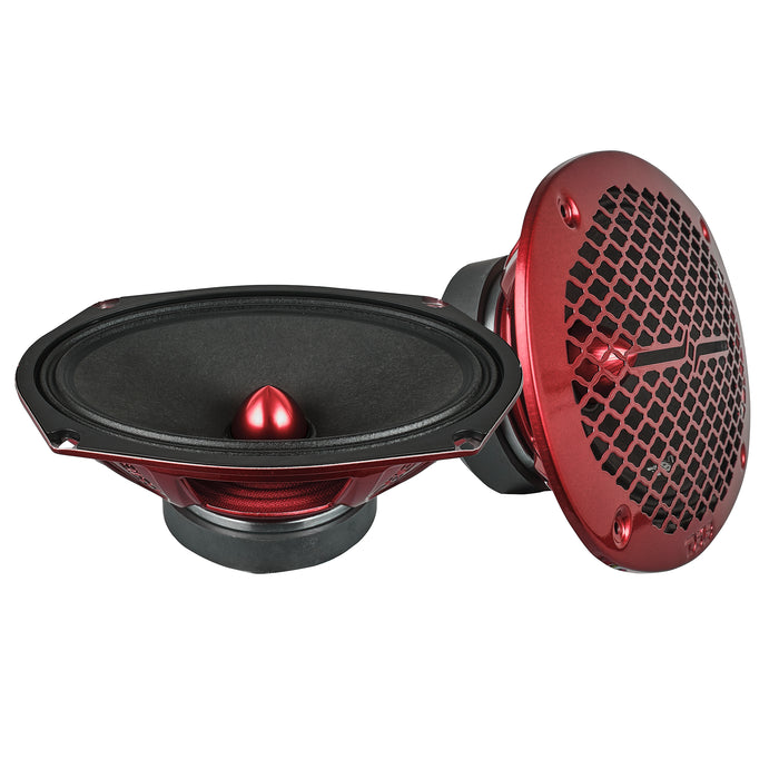 DS18 PRO-X 6X9" Mid-Range Bullet Loudspeaker 200 Watts Rms 4-Ohm SKU: PRO-X694BM