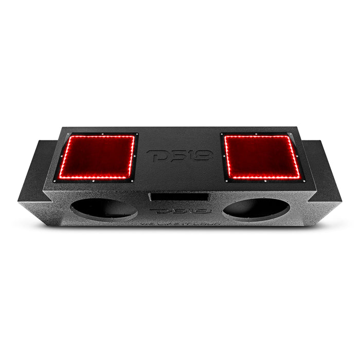 DS18 Jeep JKU/JLU Down Firing Subwoofer Enclosure 2 x 12" SKU: JSUB.2
