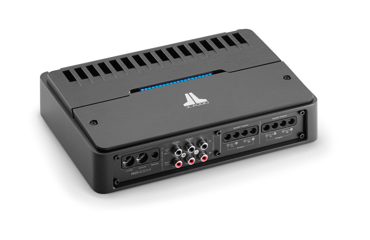 JL Audio® RD Car Full-range Amplifier 4 Channel Full-range Amplifier (400 W) (RD - View 1