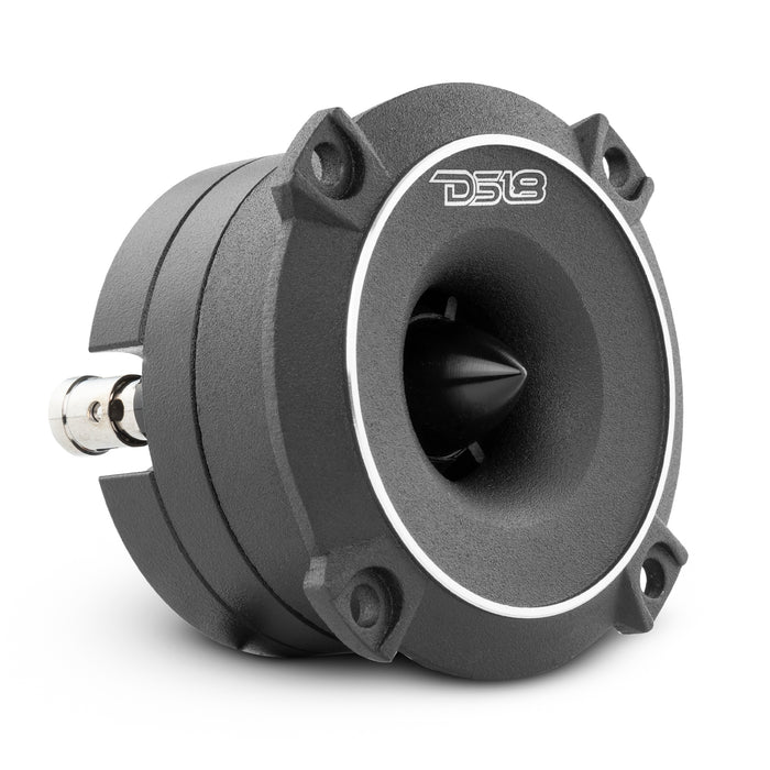 DS18 3" High Compression Neodymium Slim Super Bullet Tweeter 120 Watts 1" Titanium 4-Ohm Vc SKU: PRO-TWN1