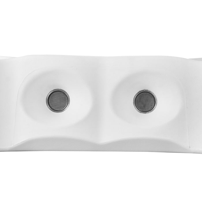 DS18 Jeep JK/JKU Overhead Sound Bar System Fits 4 X 8" Speakers (Not included) 4 X Tweeters PRO-TW4L and 2 X Drivers PRO-DRNSC1.5 and Harness Included- White SKU: JK-SBAR/WH.HT