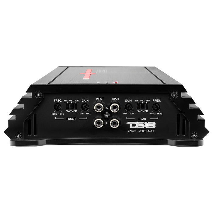 DS18 ZR 4-Channel Class D Amplifier 4 x 400 Watts Rms @ 4-ohm SKU: ZR1600.4D