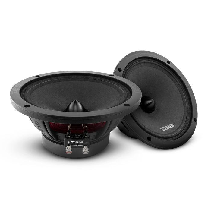 DS18 PRO-ZXI 8" Mid-Range Bullet Loudspeaker Neodymium/Ferrite Magnets 350 Watts Rms 4-Ohm SKU: PRO-ZXI8.4BM