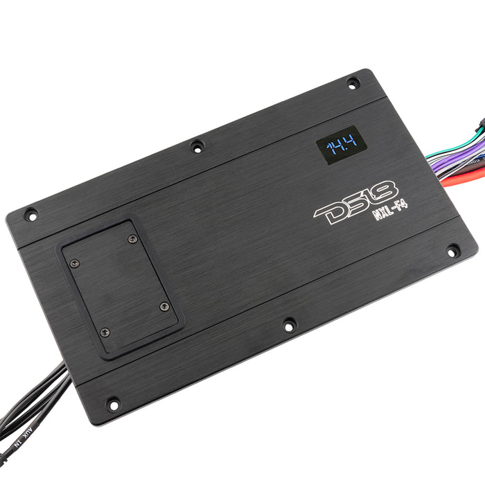DS18 NXL 4-Channel Full-Range Class D IP67 Marine and Powersports Flush Mount Amplifier 4 x 100 Watts Rms @ 4-Ohm SKU: NXL-F4