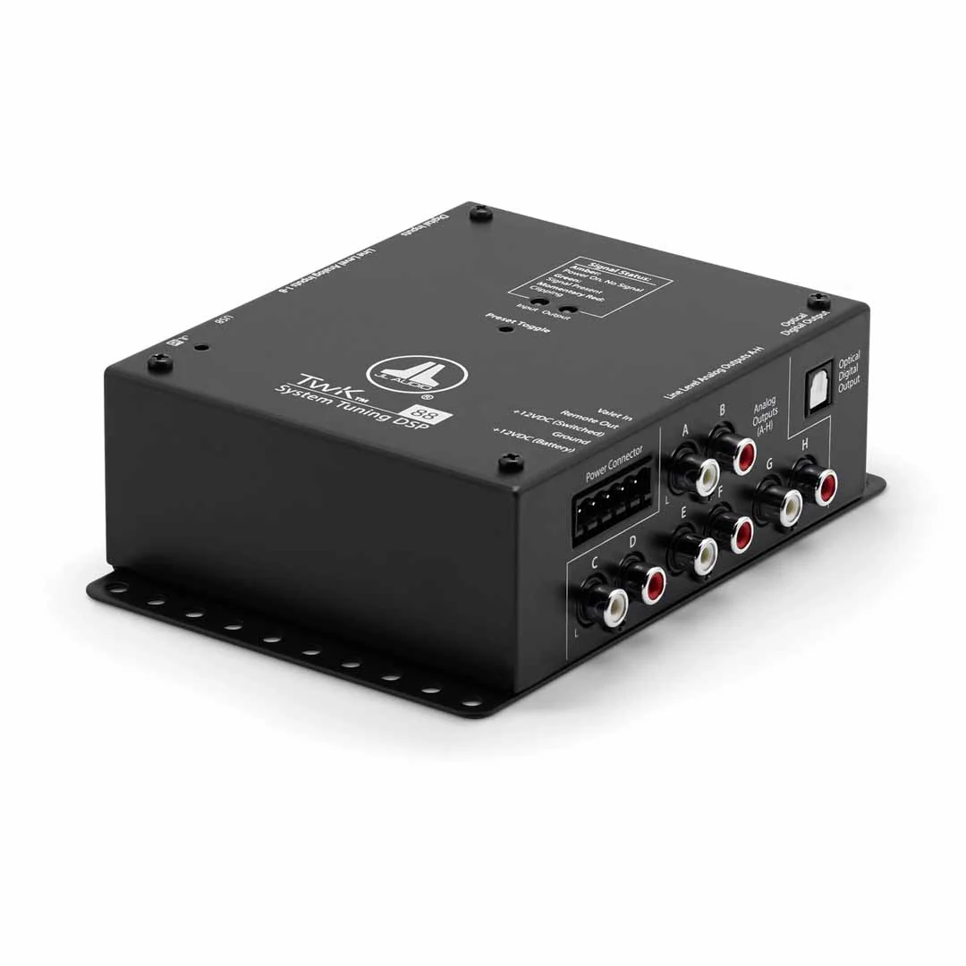 JL Audio® TwK® System-tuning DSP Processor with 8-input and 8-output Channels (T - View 3