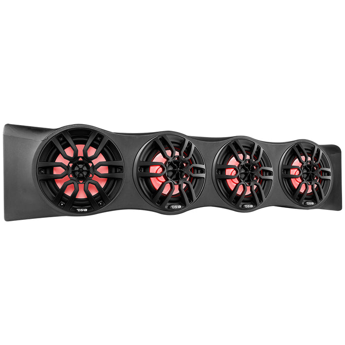 DS18 Ford Bronco 6th Gen 4-Door Overhead Bar System fits 4 x 8" speakers + 2 x 6.5" Speakers and 2 x 3.78" Tweeters SKU: BRO-SBAR/BK