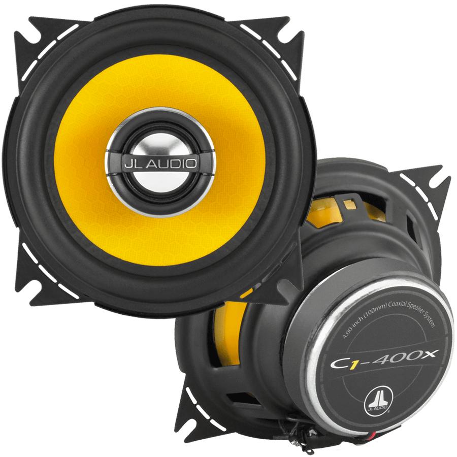 JL Audio 4" 2-Way Coaxial C1 Car Speakers - View 1