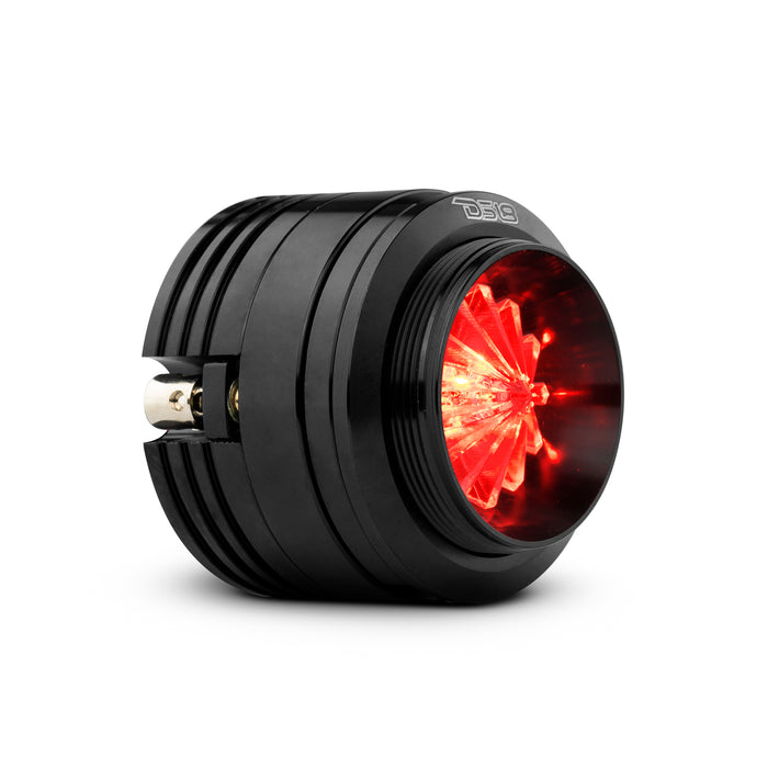 DS18 1.6" Shallow High Compression Neodymium Super Bullet Tweeter 140 Watts 1" Polyether Ether Ketone 4-Ohm Vc With RGB LED Lights SKU: PRO-TW720L