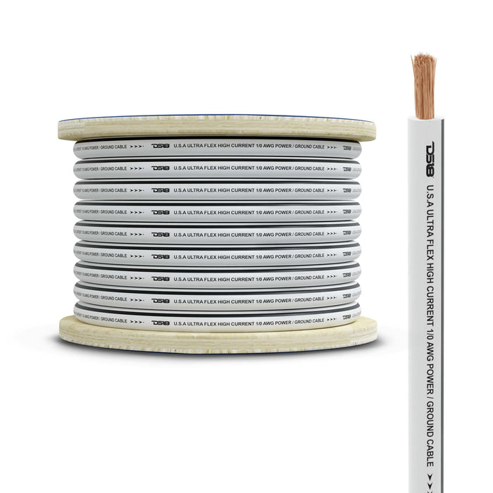 DS18 0-GA Marine Grade Tinned 100% Copper OFC Ground Wire -25 Feet SKU: MOFC0GA25G