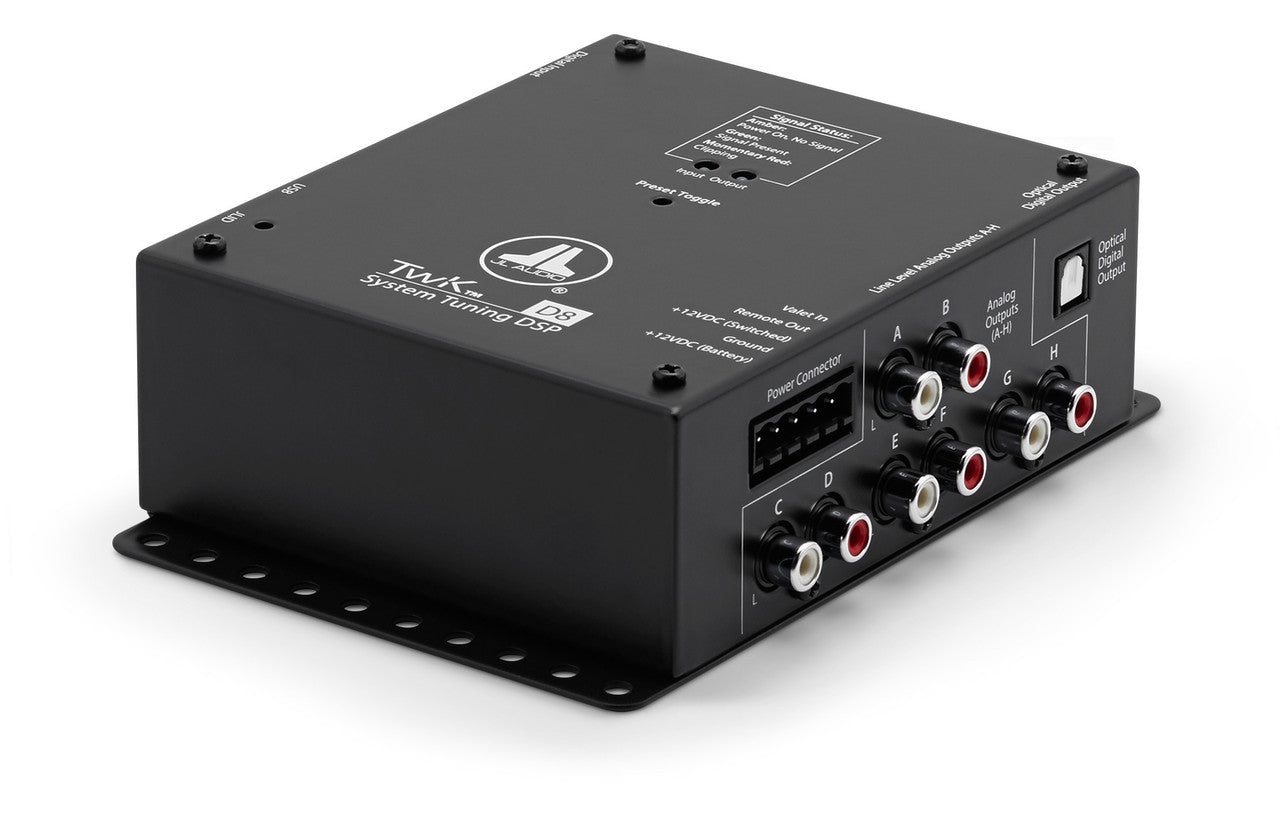 JL Audio® TwK® System-tuning DSP Processor with 1 Digital Input and 8-output Cha - View 2
